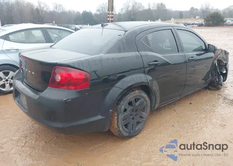 2014 Dodge Avenger Se z USA, uszkodzony, nr VIN 1C3CDZAB9EN132825